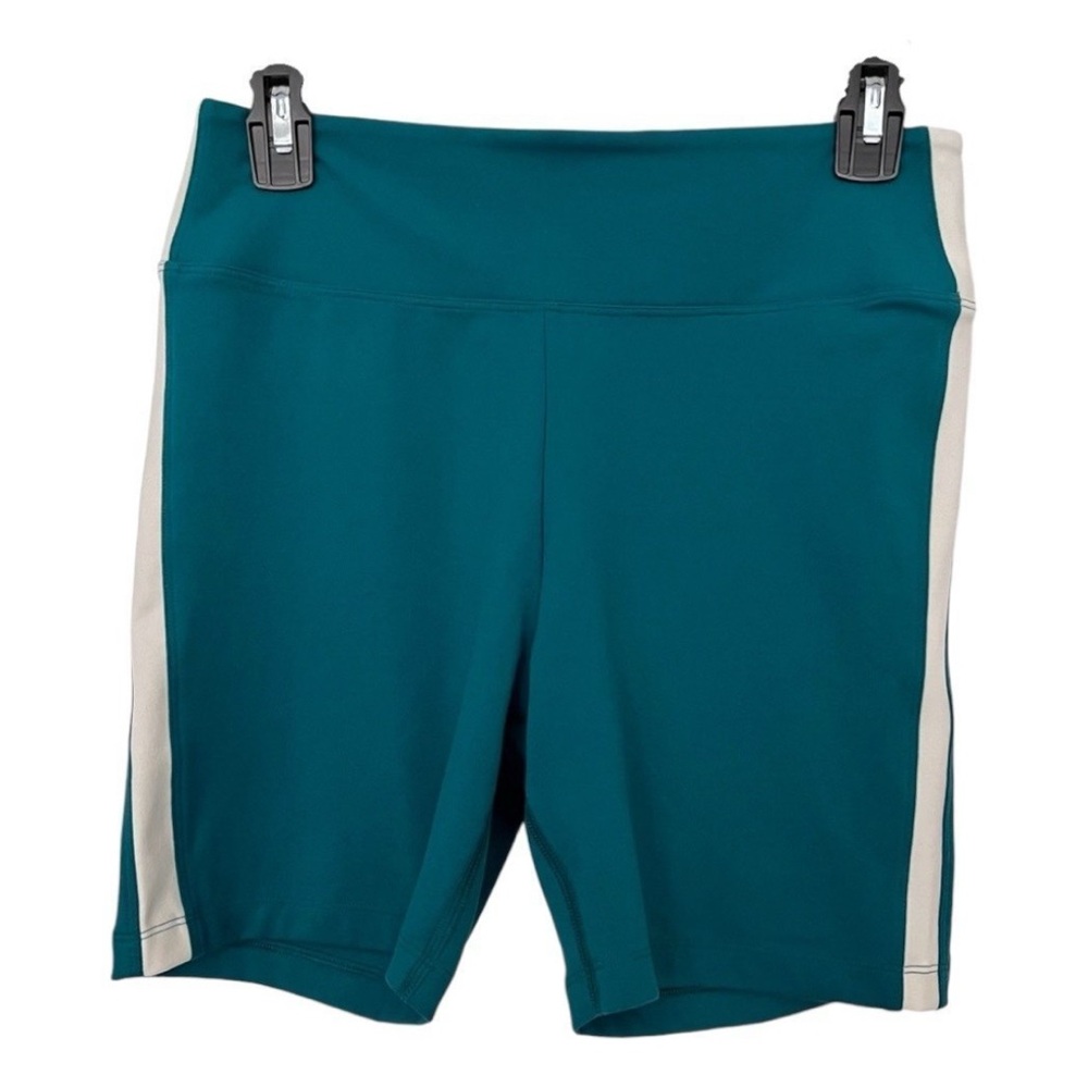 PINK Victoria's Secret Teal Shorts with White Stripes